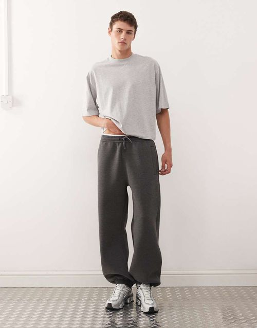 Simon scuba joggers in dark grey melange