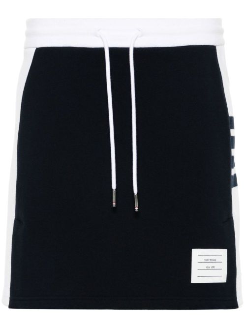 Classic 4-Bar Jersey Mini Skirt