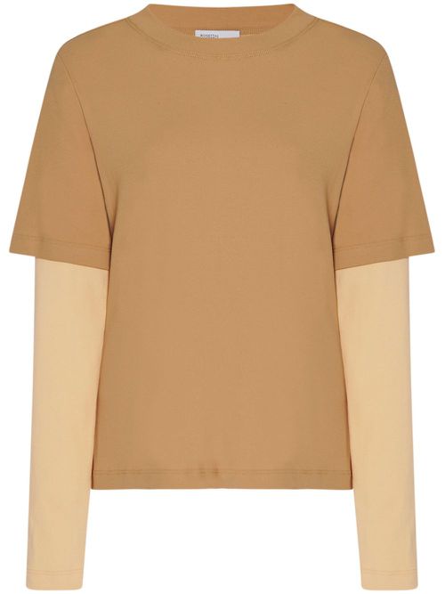 Layered T-shirt - Brown