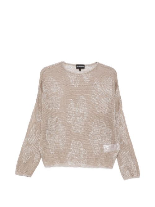 Embroidered crewneck sweater