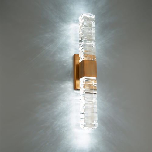 Modern Forms Juliet Bathroom Vanity Light in Aged Bra