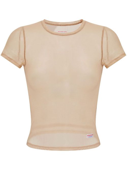 Mesh T-shirt - Neutrals