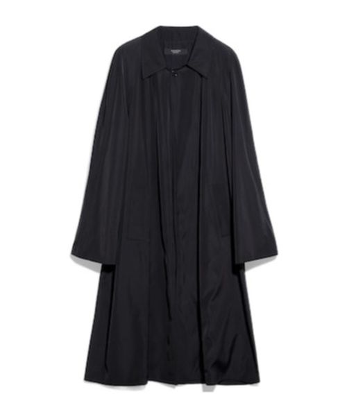 Cotton acetate faille coat