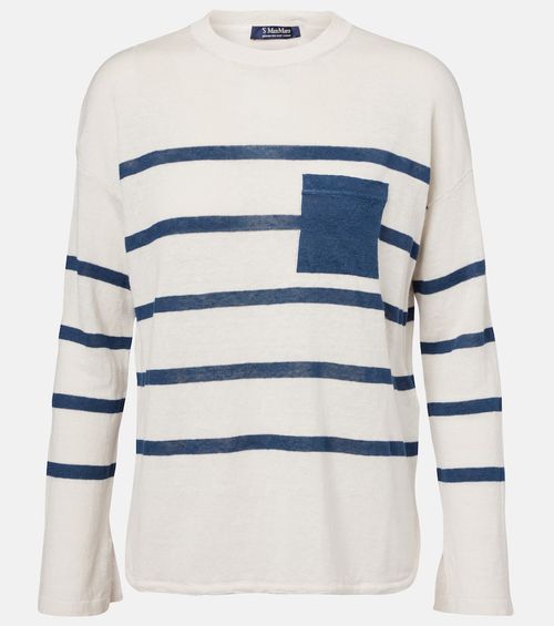 Ombre linen sweater