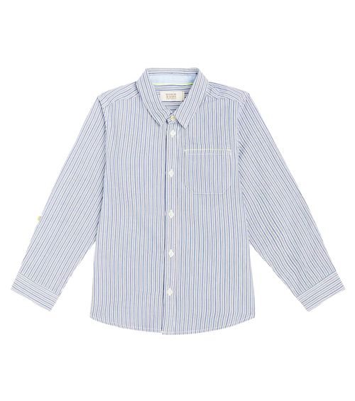 Scotch & Soda Kids Striped cotton shirt