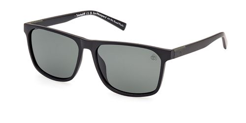 Timberland TB9312 Polarized 02R Men's Sunglasses Black Size 59