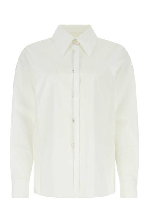 White Poplin Oversize Shirt