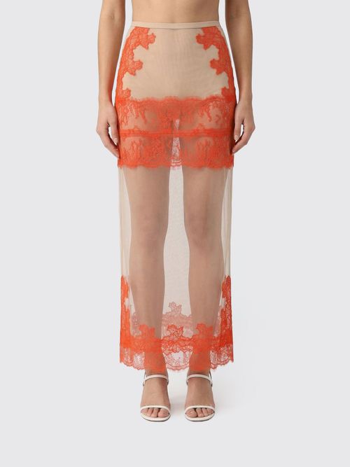 Skirt Woman color Nude