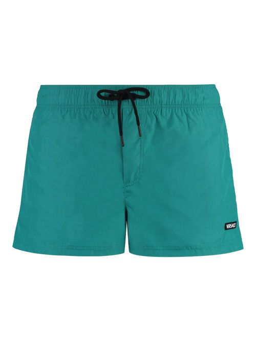 Versace drawstring swim shorts - Green