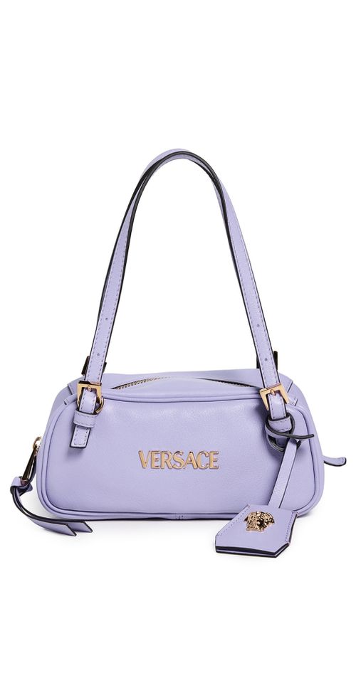 Versace Mini Shoulder Lamb Leather Shoulder Bag Lilac/Versace Gold One Size