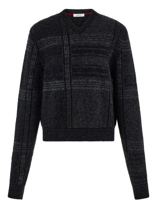 V-neck jumper - Black