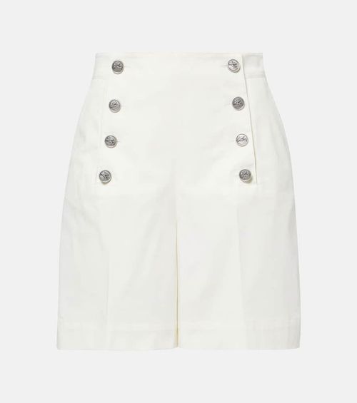 Cotton-blend shorts