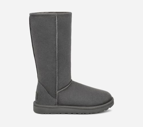 ® Women's Classic Tall II Boot Sheepskin Classic Boots in Grey, Size 9