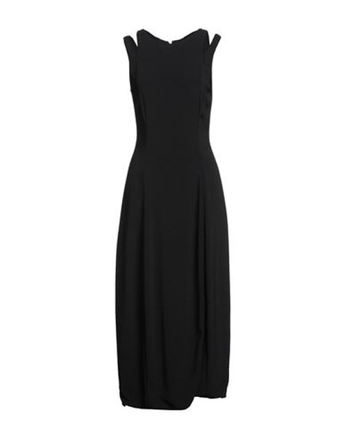 Woman Maxi dress Black Size 10 Viscose, Elastane