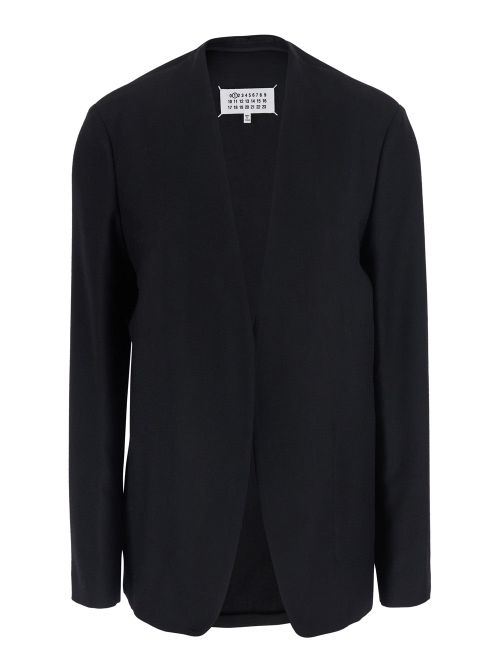 Virgin Wool Blazer — Black