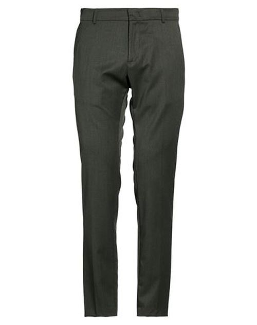 Roberto P Luxury Man Pants Dark green Size 35 Wool, Polyester, Elastane