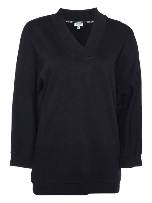 Logo-print sweatshirt - Black
