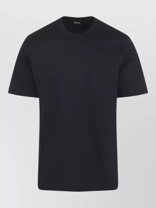 Zegna - piquet crew neck short sleeve tshirt