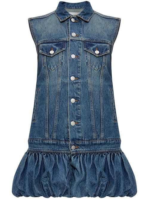 Denim mini dress - Blue
