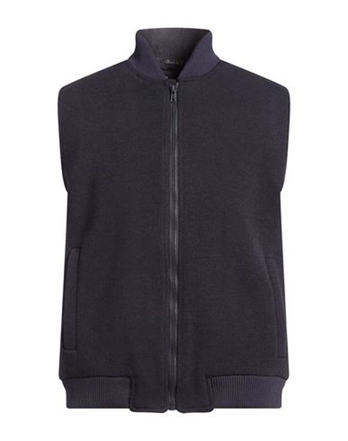 Man Vest Midnight blue Size 36 Polyester, Viscose, Elastane