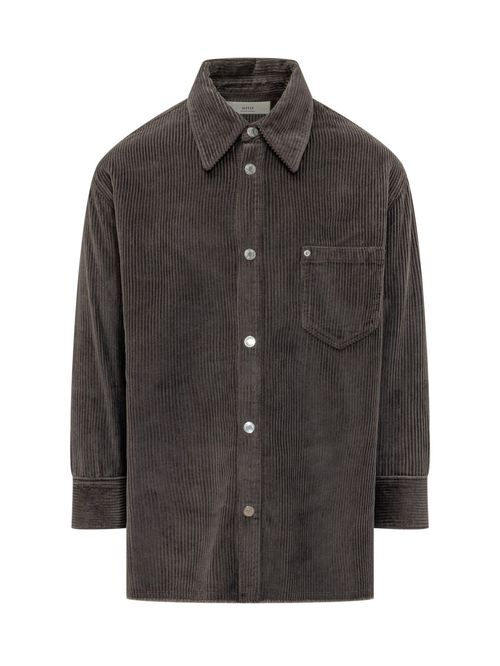 Grey Relaxed Solid Shirt