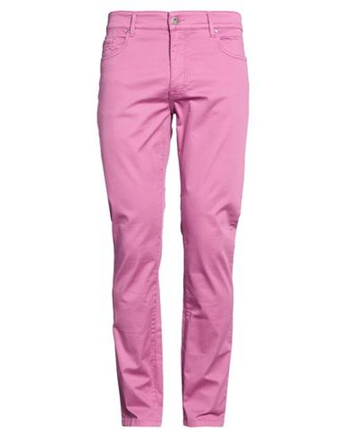 Man Pants Mauve Size 36 Cotton, Lyocell, Elastane