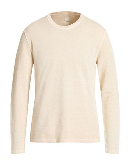 Man Sweater Beige Size S Linen, Cotton, Elastane