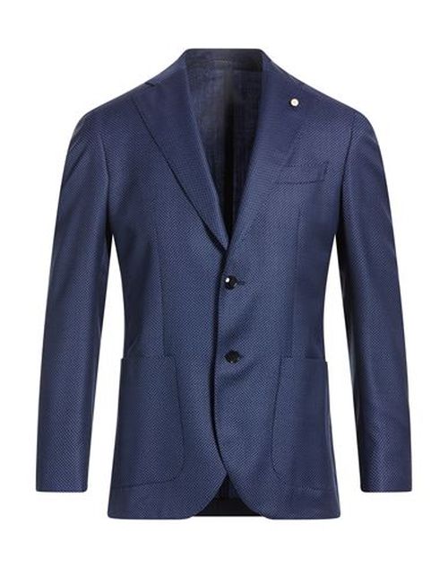 Man Blazer Navy Size 40 Wool