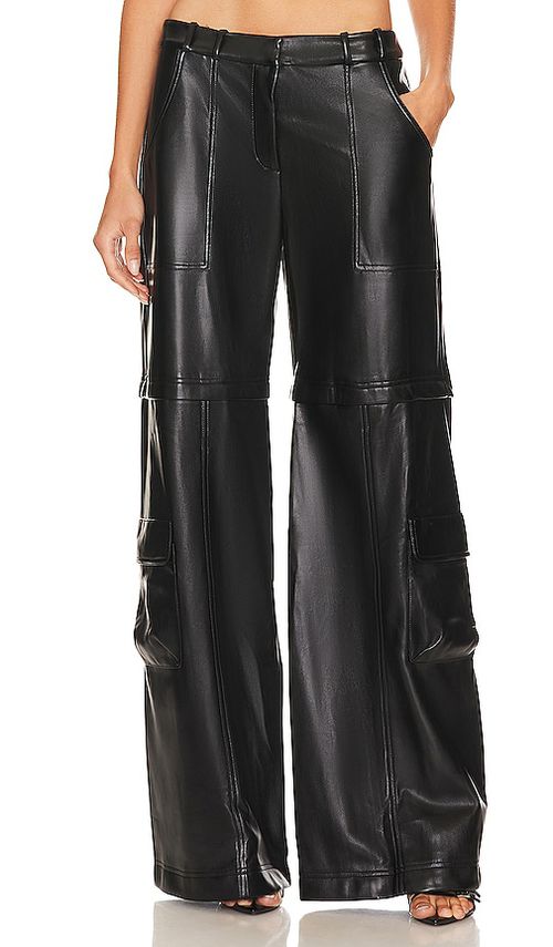 Amanda Uprichard Lucas Pants in Black. XL. Also in L