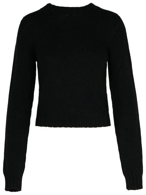 Dark Grey Merino Wool Blend Sweater