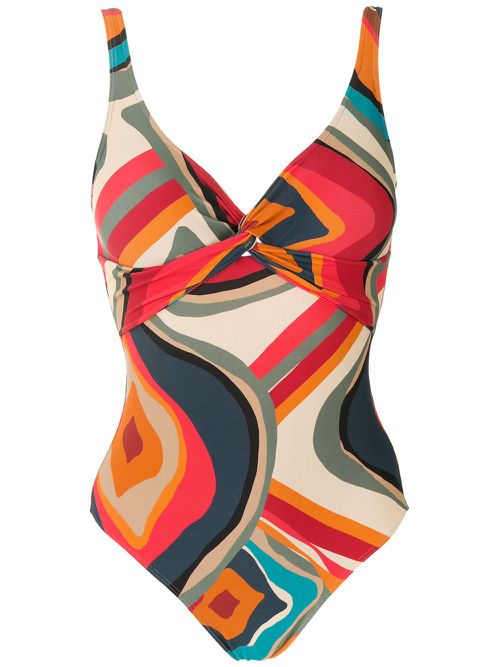 Adriana printed swimsuit - Multicolour