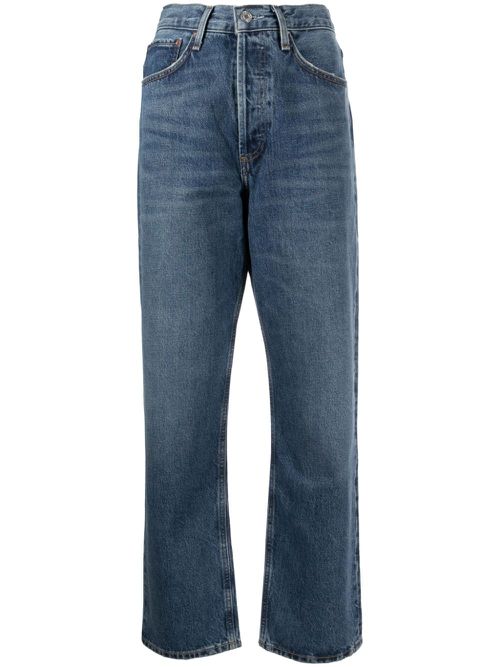 90's wide-leg organic cotton jeans - Blue