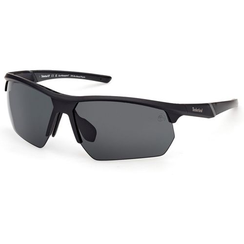 Timberland Hombre Timberland TB00056 02D Gafas de sol Inyectado Negro Fumar Cuadrada Polarizado