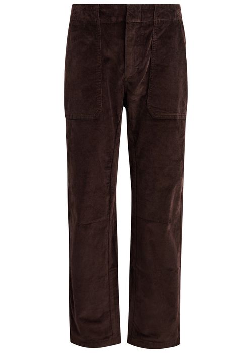 Leyton Corduroy Trousers - Dark Brown - 12 (UK16 / XL)