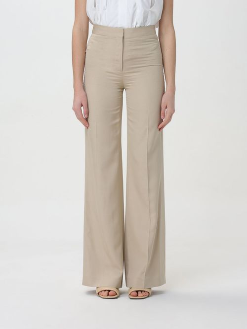 Pants Woman color Beige