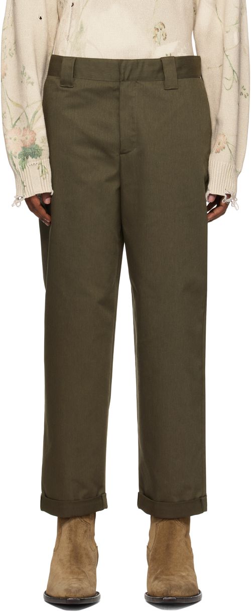 Golden Goose Khaki Golden Collection Trousers