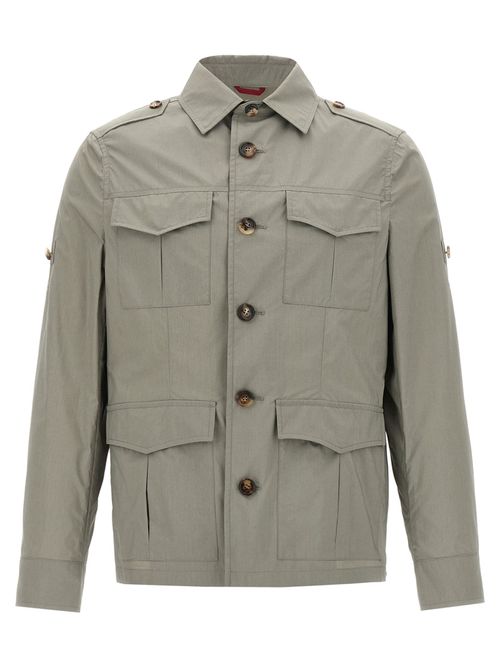 Brunello Cucinelli - Saharan Jacket Casual Jackets, Parka Green
