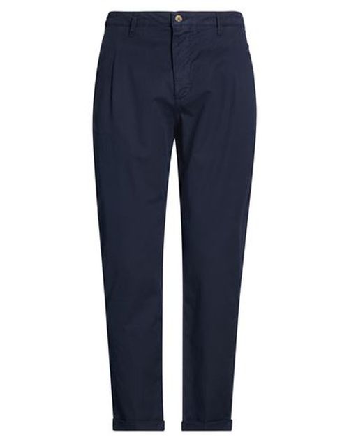 Man Pants Navy Size 30 Cotton, Linen, Elastane