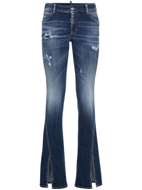 Mid-rise flared jeans - Blue