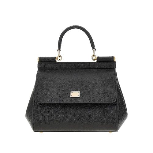 DOLCE & GABBANA Dauphine leather medium 'Sicily' bag Woman One Size