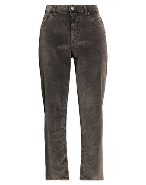 Woman Pants Dark brown Size 29 Cotton, Lyocell, Elastane