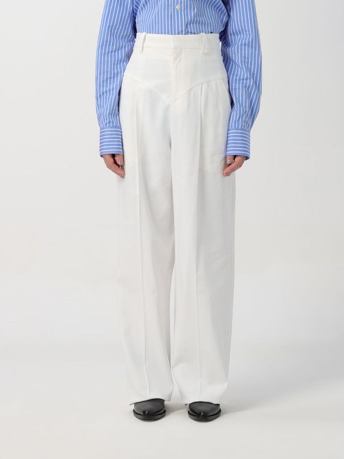 Pants Woman color White