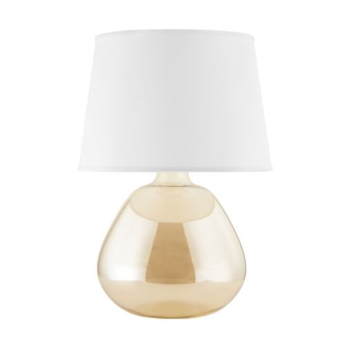 Aged Brass One Light Table Lamp from the Thea Collection