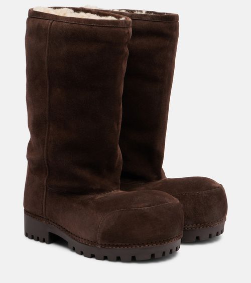 Alaska suede mid-calf boots