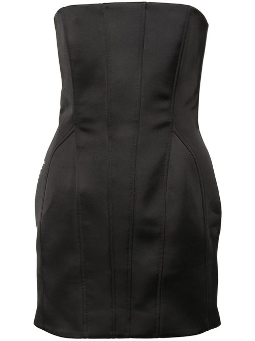 Corset-style dress - Black