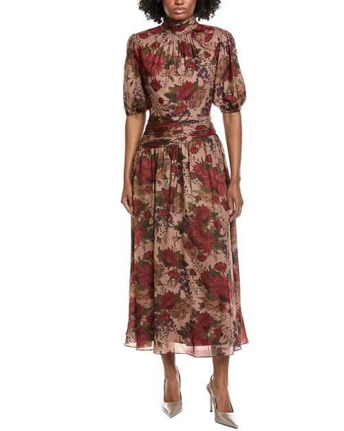 Print Midi Dress