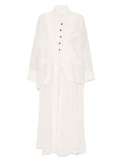 Marc Le Bihan textured coat - White