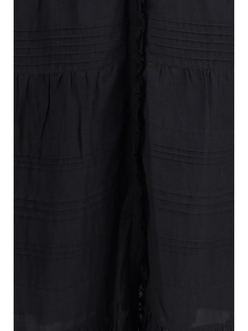 Daniva Shirt Dress — Black