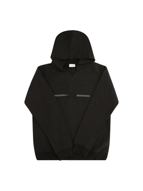 Cotton Logo Hoodie — Gray