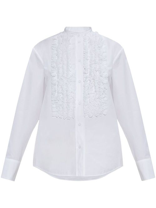 Ruffled shirt - White